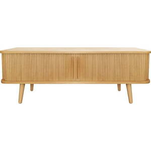 TV stolek v dekoru dubu v přírodní barvě 138x50 cm Rove – Woodman obraz