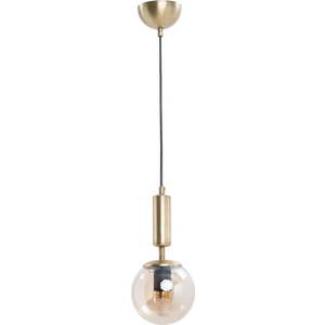 Závěsné svítidlo se skleněným stínidlem ve žluto-zlaté barvě ø 15 cm Hector – Squid Lighting obraz
