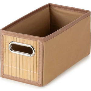 Bambusový úložný box v přírodní barvě 15x31x15 cm – Compactor obraz