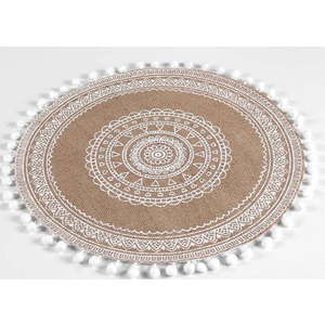 Jutové prostírání ø 38 cm Renata – douceur d'intérieur obraz