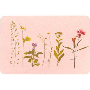 Růžová koupelnová předložka z křemeliny 39x60 cm – Artsy Doormats obraz