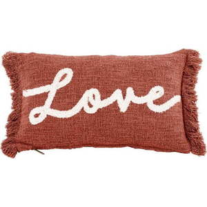 Dekorační polštář 50x30 cm Cotton Slub Love - Tiseco Home Studio obraz