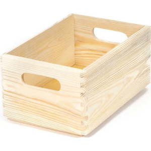 Úložný box z borovicového dřeva Compactor Custom, 30 x 20 x 14 cm obraz