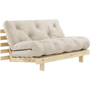 Béžová rozkládací pohovka 140 cm Roots - Karup Design obraz