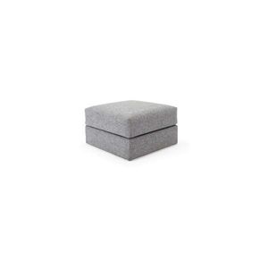 Šedá taburetka Innovation Cornila Pouf Twist Granite obraz