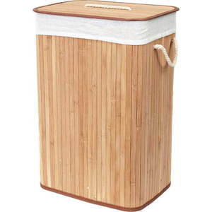 Bambusový koš na prádlo v přírodní barvě 78 l Bamboo – Compactor obraz