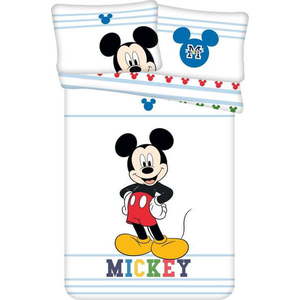 Bavlněné dětské povlečení do postýlky 100x135 cm Mickey – Jerry Fabrics obraz