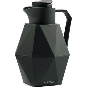 Černá termoska Vialli Design Geo, 1 l obraz