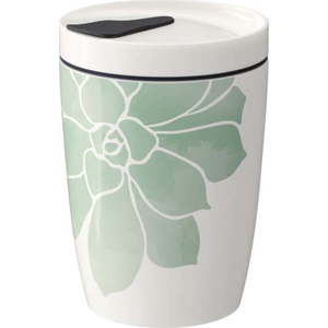 Zeleno-bílý porcelánový cestovní hrnek Villeroy & Boch Like To Go, 290 ml obraz