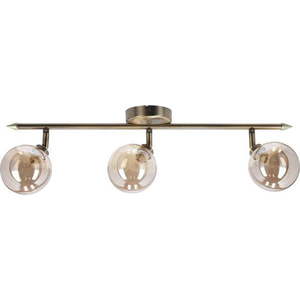 Stropní svítidlo v bronzové barvě se skleněným stínidlem ø 10 cm Rodia – Candellux Lighting obraz