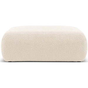 Béžový taburet z textilie bouclé Molino – Micadoni Home obraz