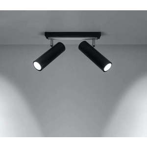 Černé stropní svítidlo 6x30 cm Mira – Nice Lamps obraz