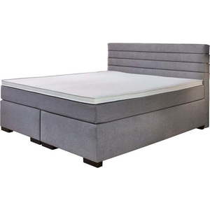 Šedá boxspring postel 180x200 cm Kokomo – Rojaplast obraz
