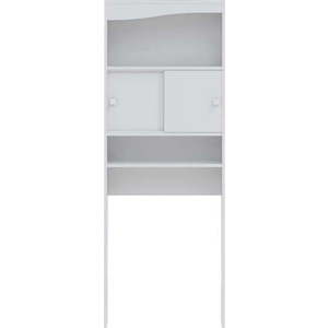 Bílá skříňka nad pračku/WC 64x177 cm Wave – TemaHome obraz