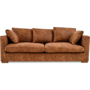 Koňakově hnědá pohovka 220 cm Comfy – Scandic obraz