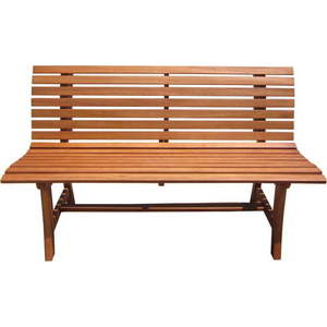 Dřevěná zahradní lavice v přírodní barvě Moreno – Garden Pleasure obraz