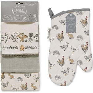 Utěrky a chňapka v sadě 4 ks Country Animals – Cooksmart ® obraz