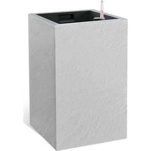 Samozavlažovací květináč z recyklovaného plastu Cubico Stone – Flower Lover obraz