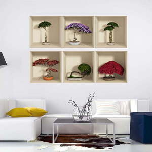 Sada 6 samolepek s 3D efektem Ambiance Home obraz