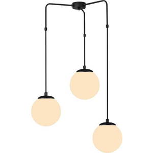 Černé závěsné svítidlo Squid Lighting Efe, výška 100 cm obraz