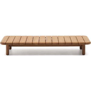Zahradní odkládací stolek z teakového dřeva 70x140 cm Turqueta – Kave Home obraz