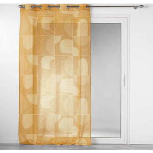 Žlutá voálová záclona 140x280 cm Esquisse – douceur d'intérieur obraz