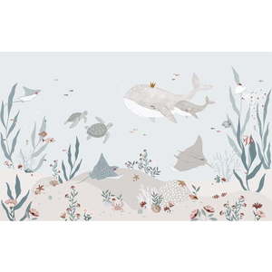 Dětská tapeta 400 cm x 248 cm Dreamy Seabed – Lilipinso obraz