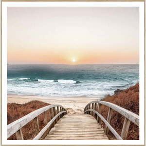 Obraz 50x50 cm Beach Footbridge obraz