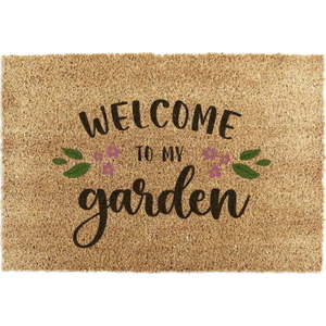 Rohožka z kokosového vlákna 60x90 cm Welcome to My Garden – Artsy Doormats obraz