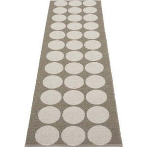 Hnědo-béžový vnitřní a venkovní běhoun 70x240 cm Hugo Walnut Linen – Pappelina obraz