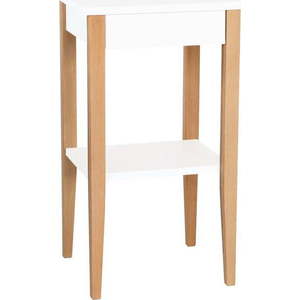 Bílý odkládací stolek Ragaba Entlik obraz