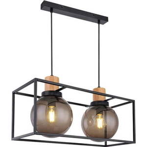 Černé závěsné svítidlo 20x42 cm Retro 2 – Candellux Lighting obraz