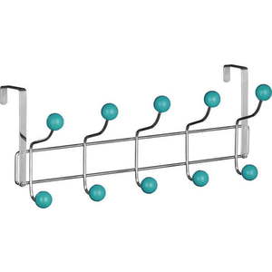 Kovový věšák na dveře v mentolovo-stříbrné barvě 41 cm – Premier Housewares obraz