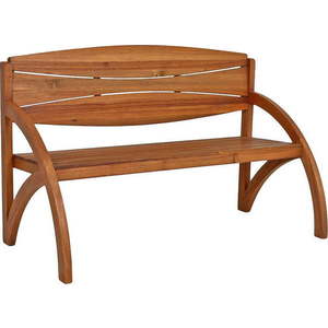 Hnědá dřevěná zahradní lavice Hadia – Garden Pleasure obraz
