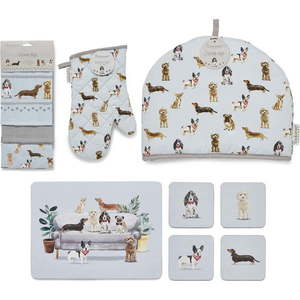 Sada kuchynského textilu 13 ks Curious Dogs – Cooksmart ® obraz