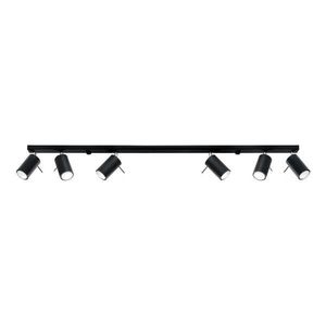 Černé stropní svítidlo Nice Lamps Etna 6L obraz