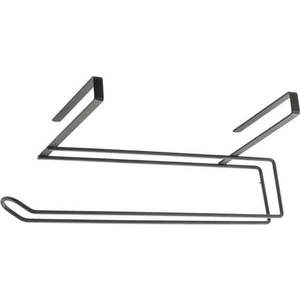Černý závěsný držák na kuchyňské utěrky Metaltex obraz
