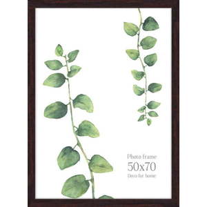 Hnědý nástěnný rámeček Styler Narvik, 53 x 73 cm obraz