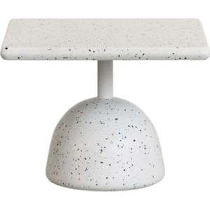 Bílý terrazzo konferenční stolek 48x48 cm Saura – Kave Home obraz