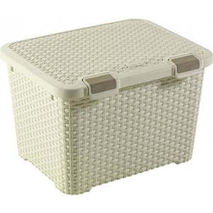 Béžový úložný box Curver Trunk, 43 l obraz