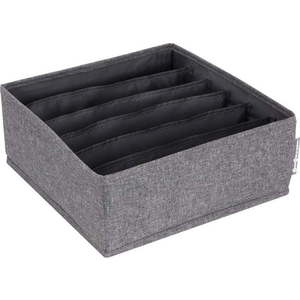Šedý organizér do zásuvky s přihrádkami Bigso Box of Sweden Drawer, 29 x 11 cm obraz