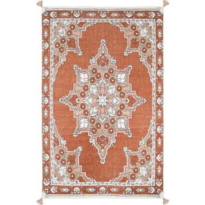 Oranžový dětský koberec 100x150 cm Lalitha – Nattiot obraz