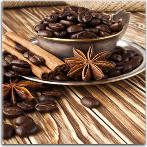 Obraz Styler Glasspik Coffee, 30 x 30 cm obraz