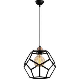 Závěsné svítidlo v černé a bronzové barvě s kovovým stínidlem ø 26 cm Degirmen – Opviq lights obraz