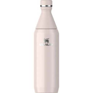 Světle růžová nerezová lahev 600 ml All Day Slim – Stanley obraz