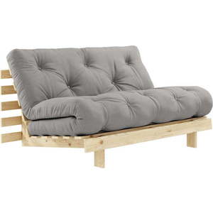 Šedá rozkládací pohovka 140 cm Roots - Karup Design obraz