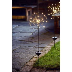 Venkovní solární LED svítidlo s bílými diodami Star Trading Firework, výška 100 cm obraz