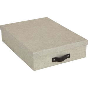 Béžová úložná krabice Bigso Box of Sweden Oskar obraz