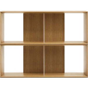 Modulární policový systém v dekoru dubu v přírodní barvě 2 ks 101x76 cm Litto – Kave Home obraz