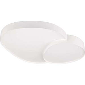 Bílé LED stropní svítidlo 63.5x77 cm Rise – Trio obraz